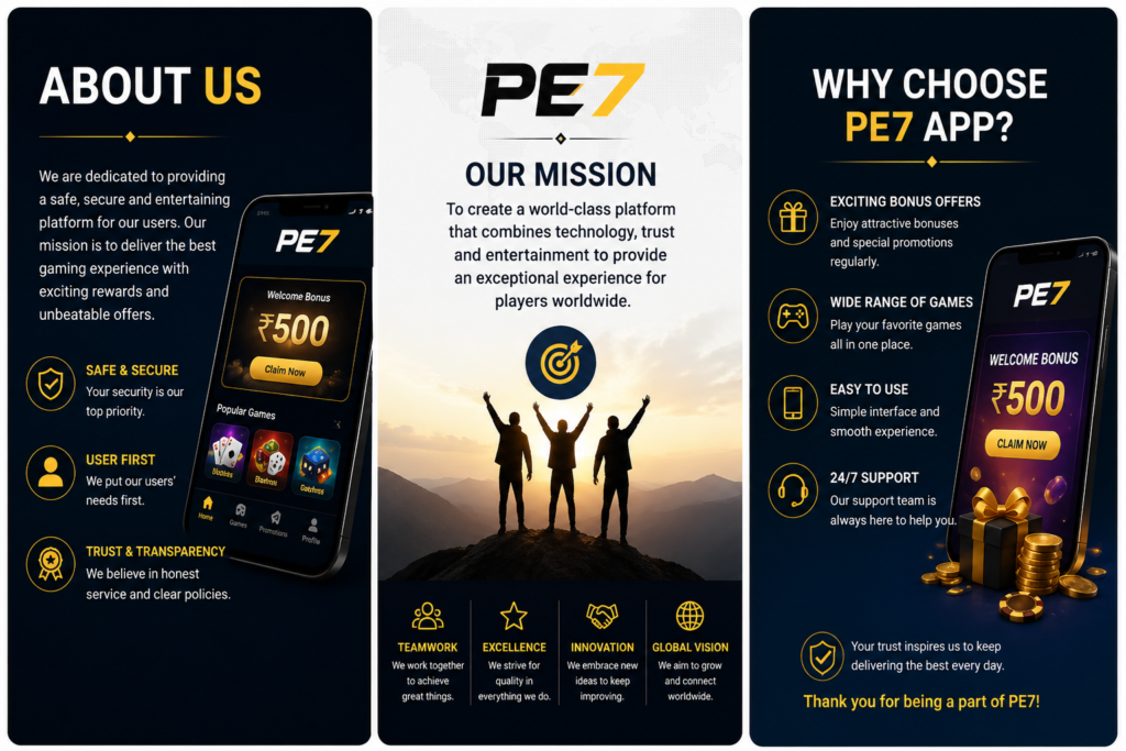 Pe7 Game About us